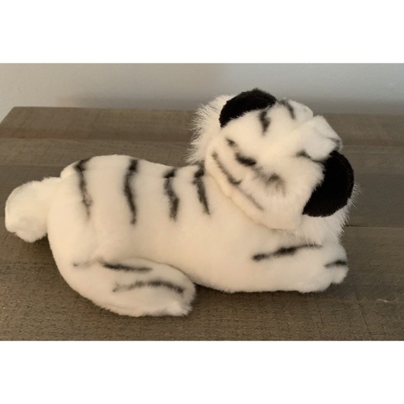 Wildlife Artist Conservation Collectibles 8” White Tiger Plush Realistic Stuffed - Picture 4 of 13
